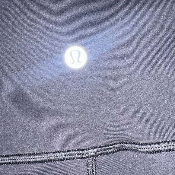 Lululemon Vintage Flawed Athletic Wonder Under 7/8 Black Leggings Size 2 - Picture 4 of 9